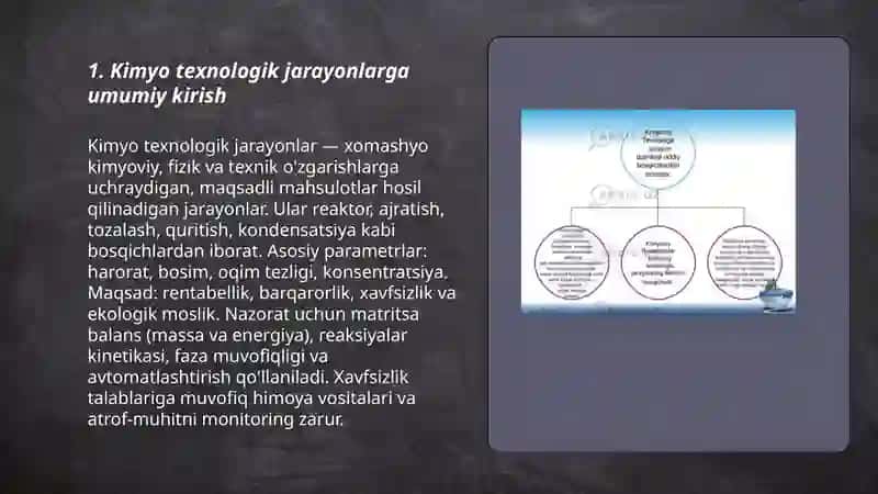 Kimyo texnologik jarayonlarni asoslari 3