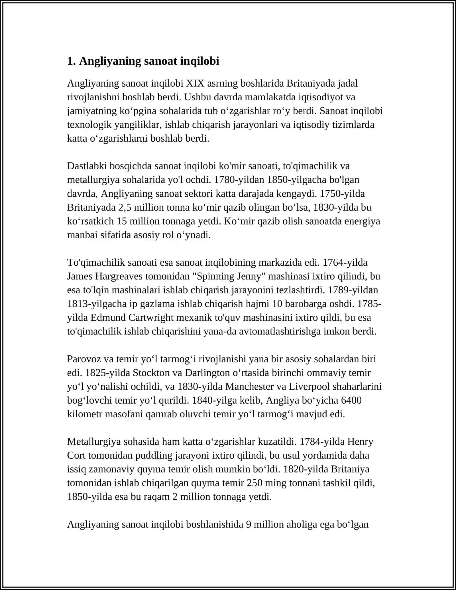 II JAHON URUSHIGA QADAR ANGLIYANING IQTISODIY RIVOJLANISHI 3