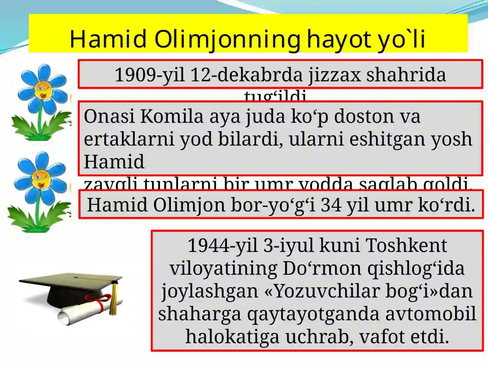 Hamid Olimjon hayoti va Oygul bilan Baxtiyor 3