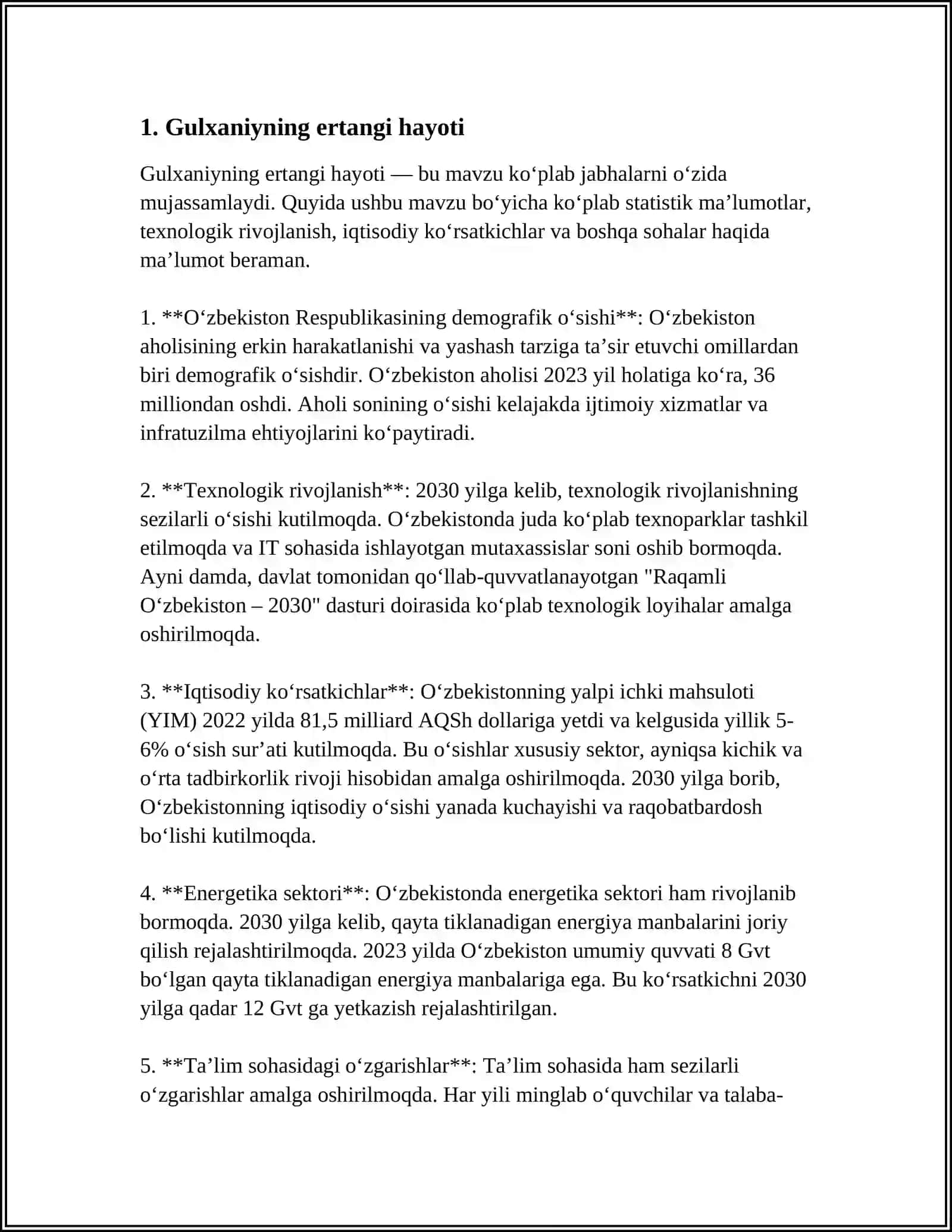 GULXANIY HAYOTI VA IJODI 3