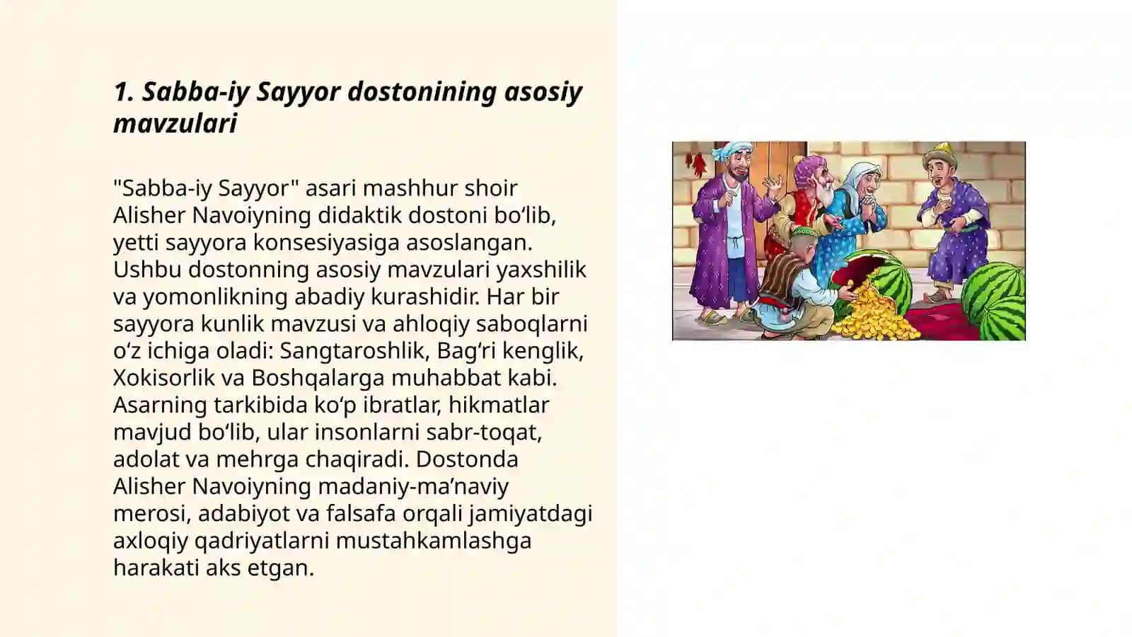 Sabba-iy Sayyor dostoni tahlili 3