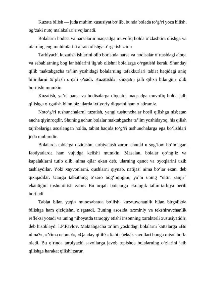 TAYYORLOV GURUHIDA TABIATGA OID O'YINLAR 3