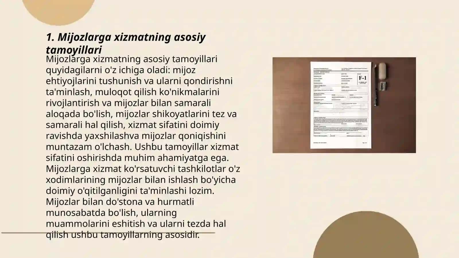 Mijozlarga xizmat kursatishning roli 3