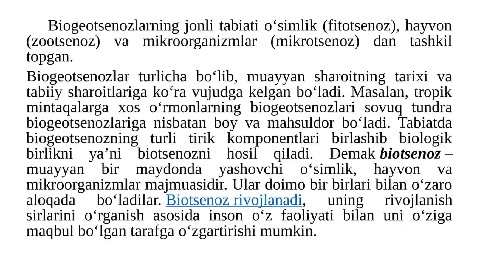 Biogeotsenologiya fanining rivojlanish tarixi 3