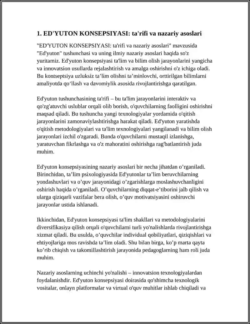 ED'YUTON KONSEPSIYASI 3