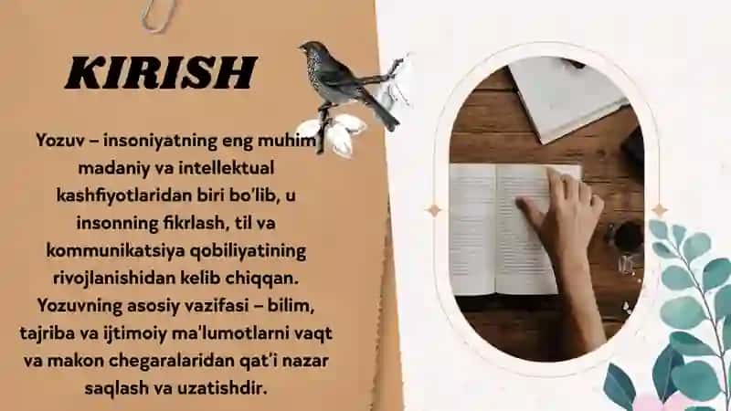 Yozuvning paydo bo‘lishi va uning rivojlanish bosqichlari 3