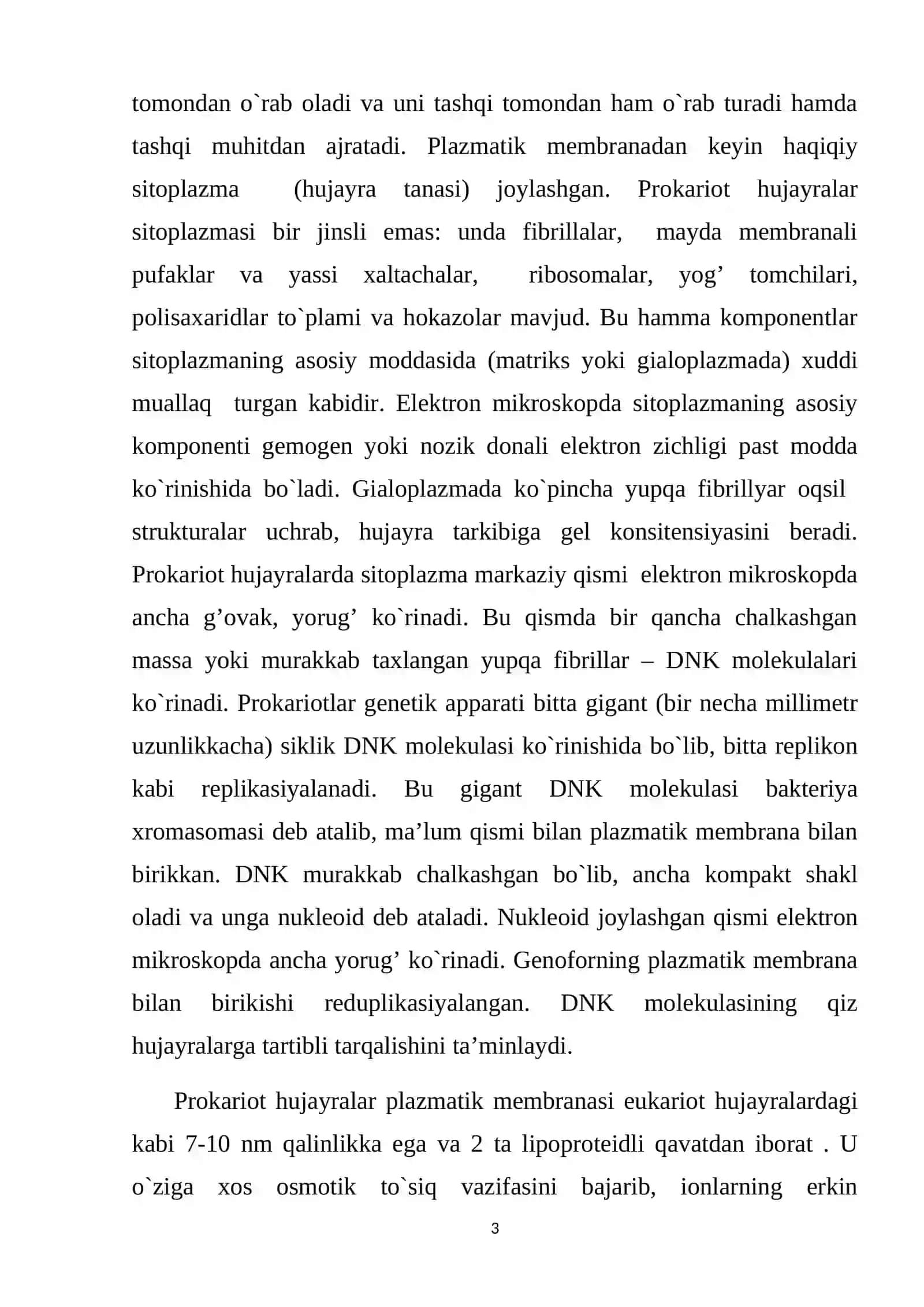 Prokariot hujayralarning tuzilishi 3
