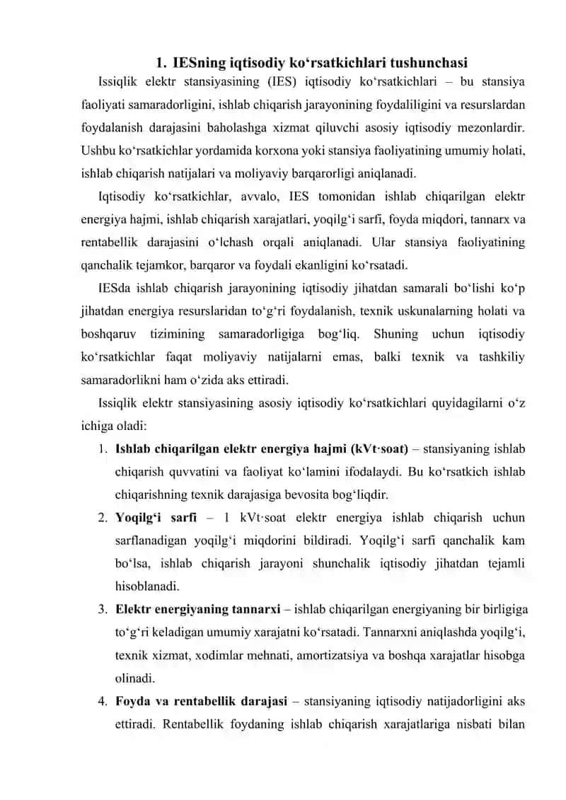 IES ning iqtisodiy koʻrsatkichlari 3