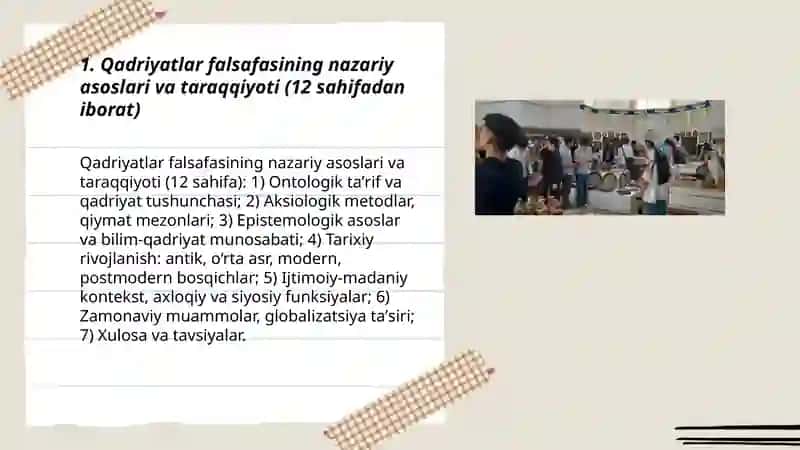 Qadriyatlar falsafasi 3