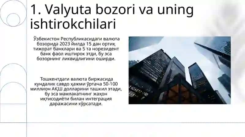 Moliyaviy tuzilmalar va boshqa vositachilar 3