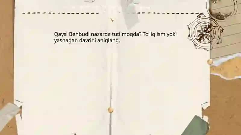 Behbudiyning hayoti 3