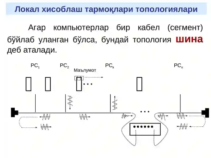 Локал хисоблаш тармоқлари топологиялари 3