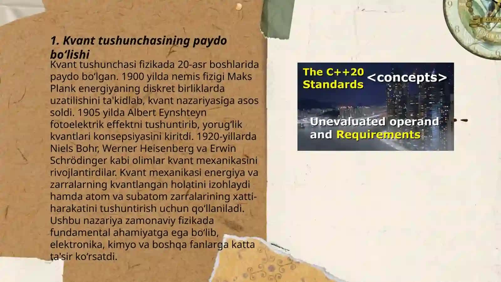 Kvant tushunchalarining yuzaga kelishi 3