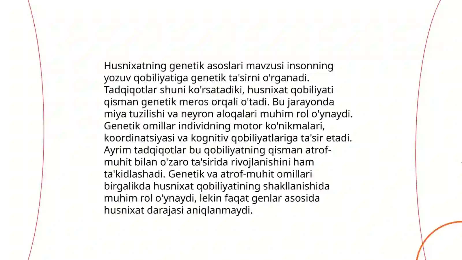 Husnixatga o'rgatishning genetik usuli 3