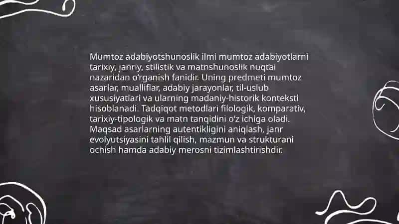 Mumtoz adabiyotshunoslik ilmi 3