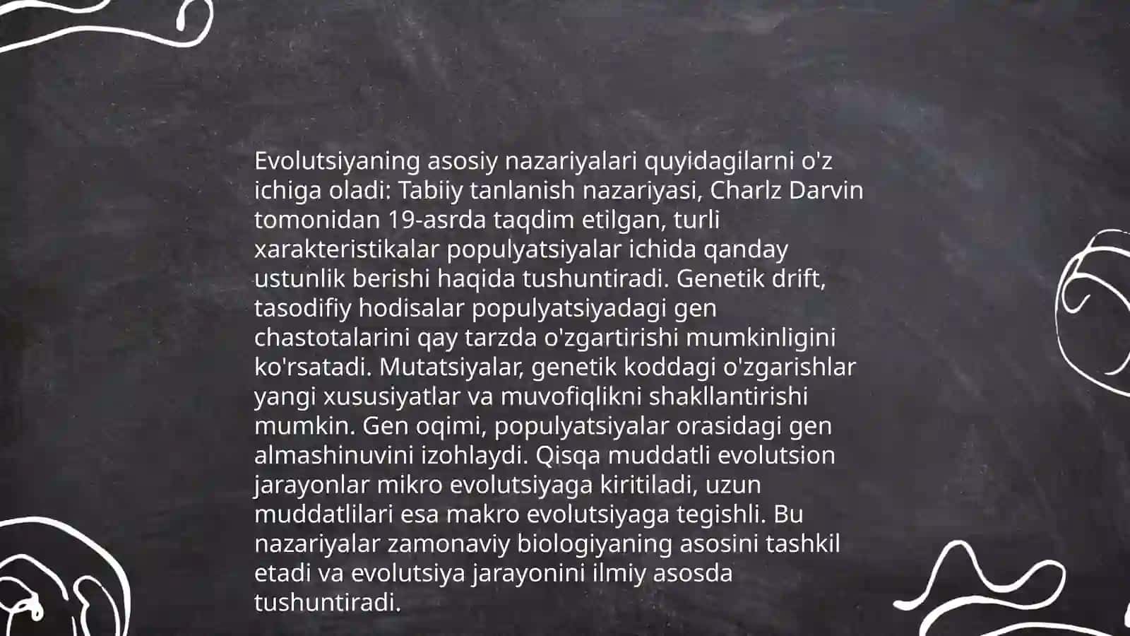 Evolutsiyaning asosiy nazariyalari 3