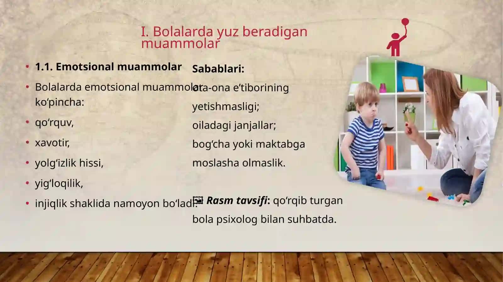 Har bir yosh guruhida yuz beradigan muammolar tahlili 3