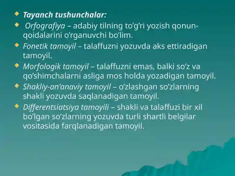 ORFOGRAFIYA VA ORFOEPIYA 3