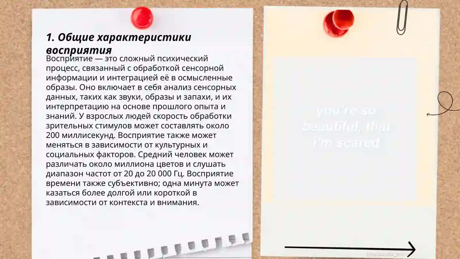 Восприятие и ее свойства 3