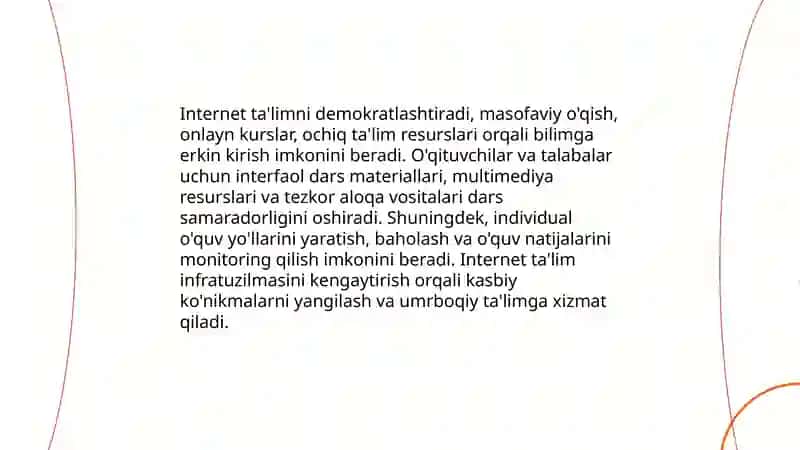 The Role internet in our life 3