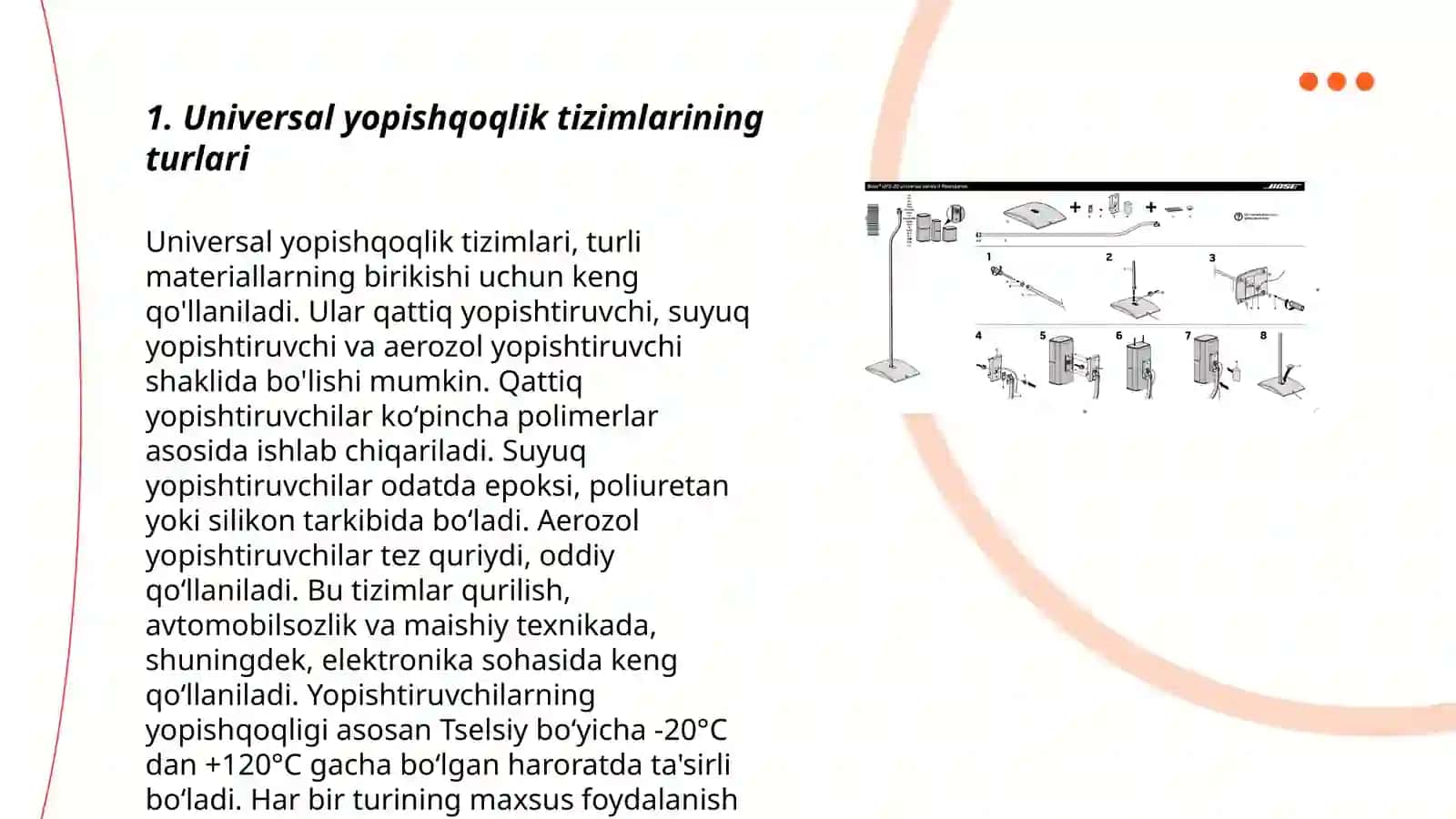 Universal yopishqoqlik tizimlar 3