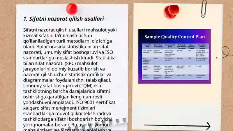 Sifatni nazorat qilish usullari 3