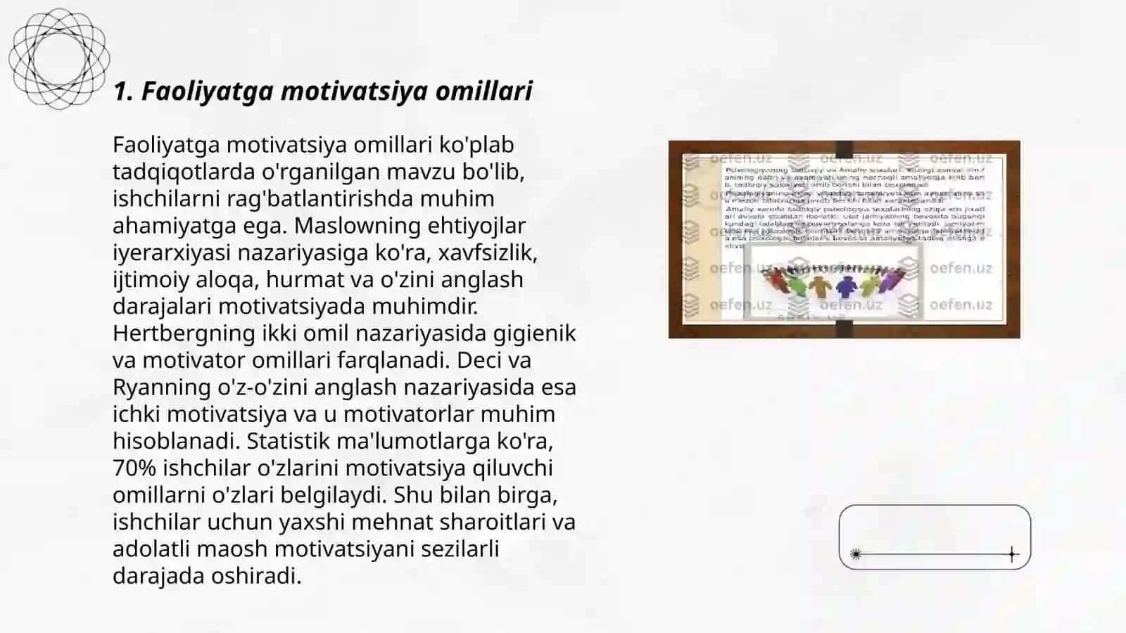 Faoliyat va Motivatsiya 3