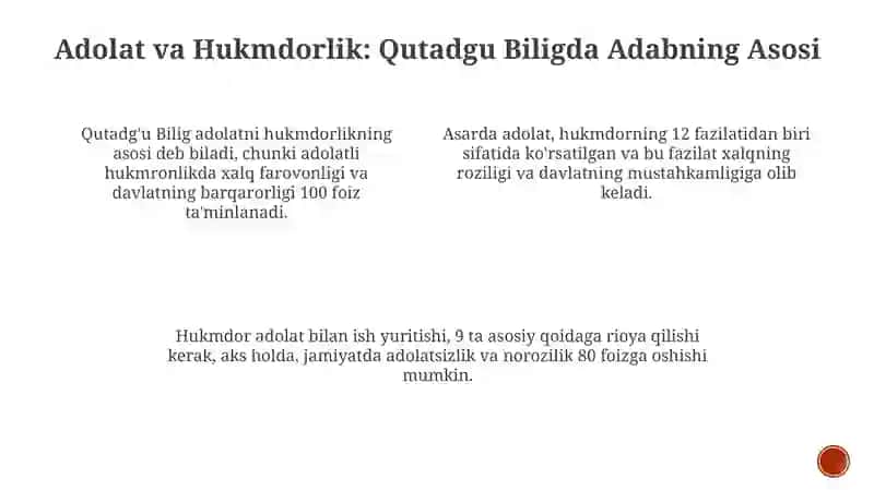 Qutadgʻubiligdaodob-axloq 3