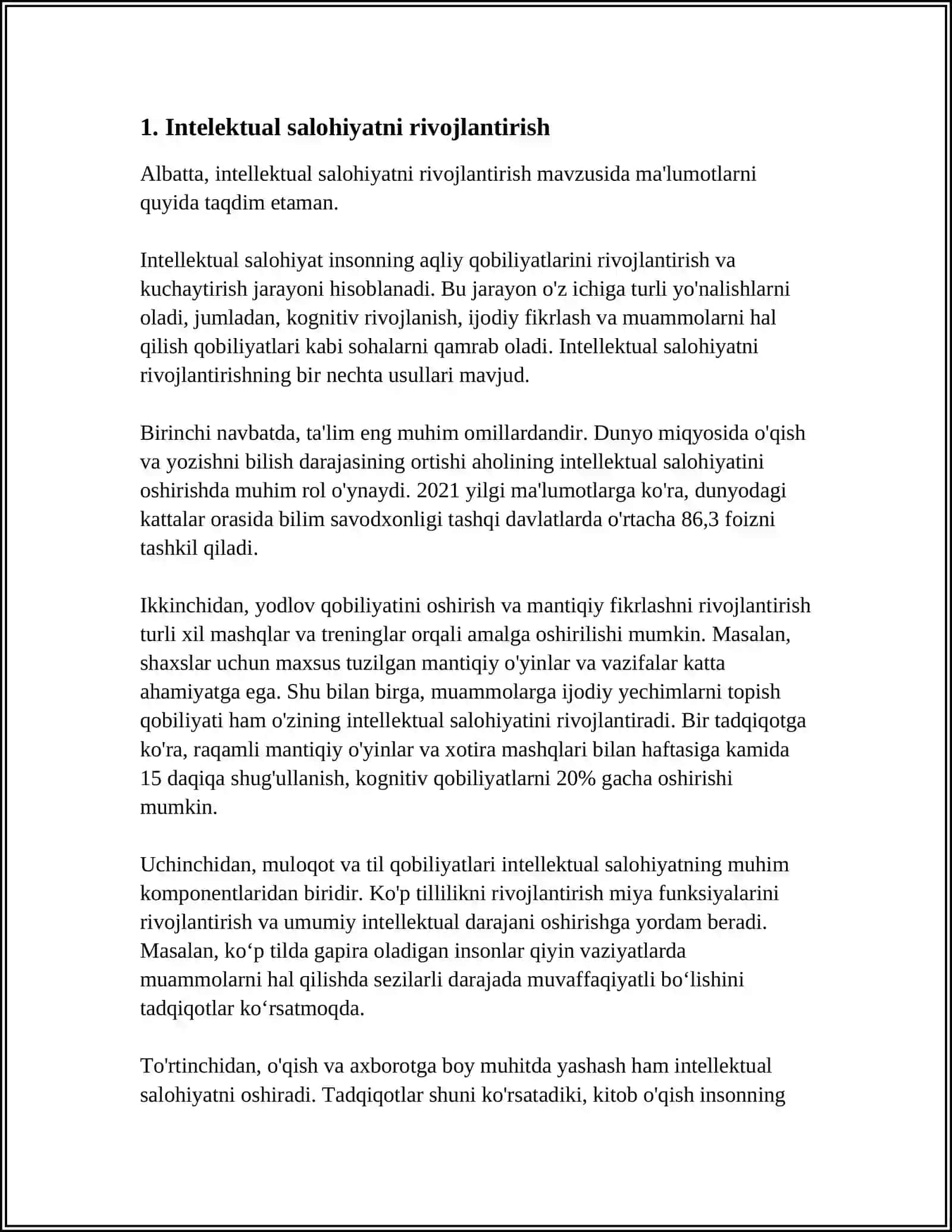 INTELEKIT VA KREATIVLIK 3
