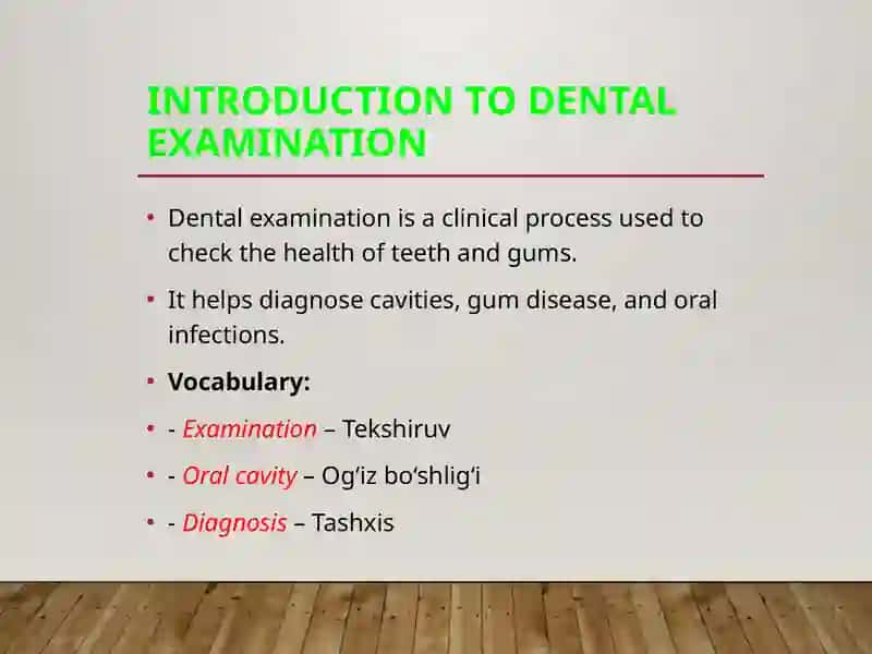 Dental Examination 3
