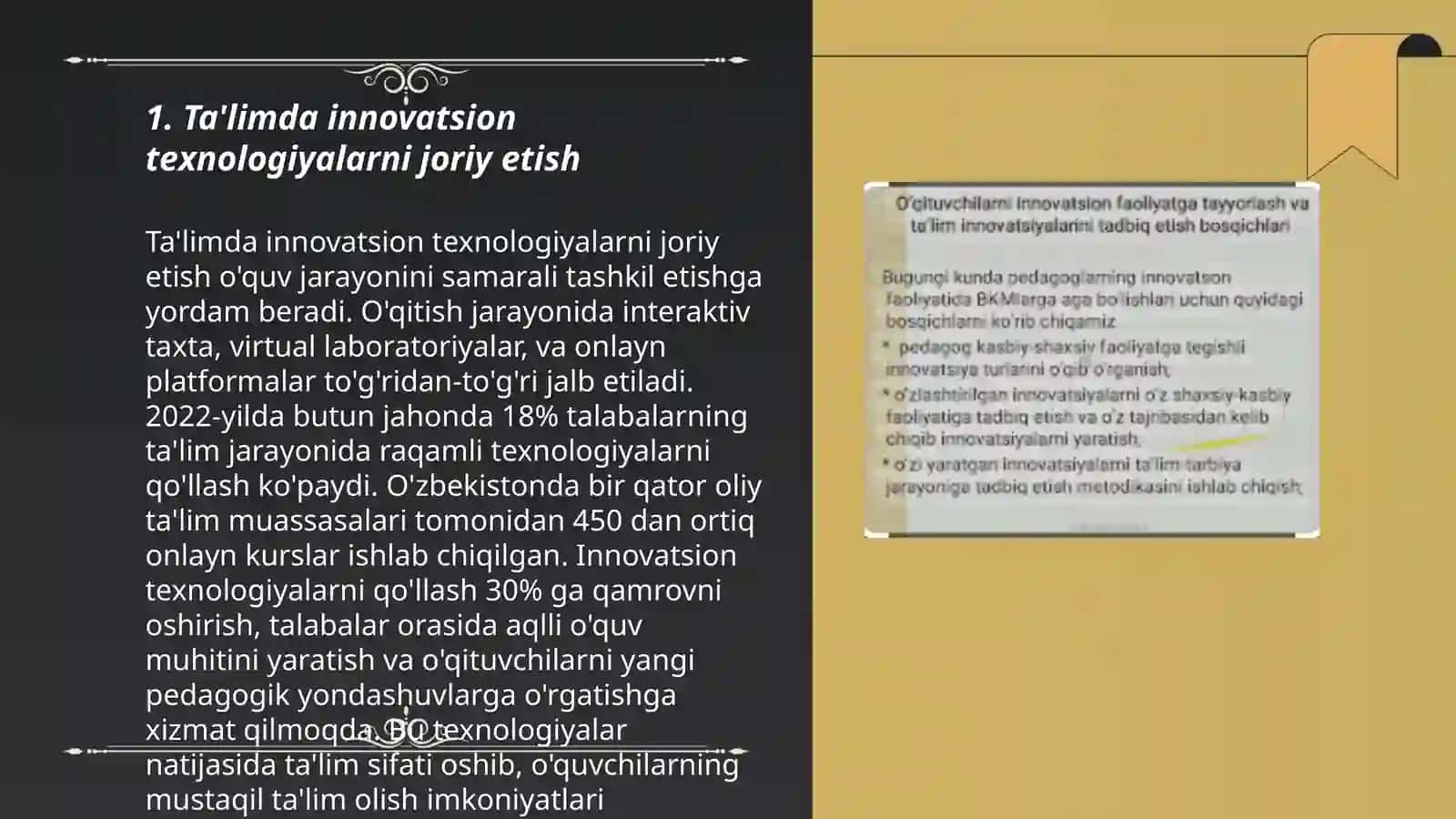 O'qituvchining innavatsion faoliyatini shakllantrish shakllari 3