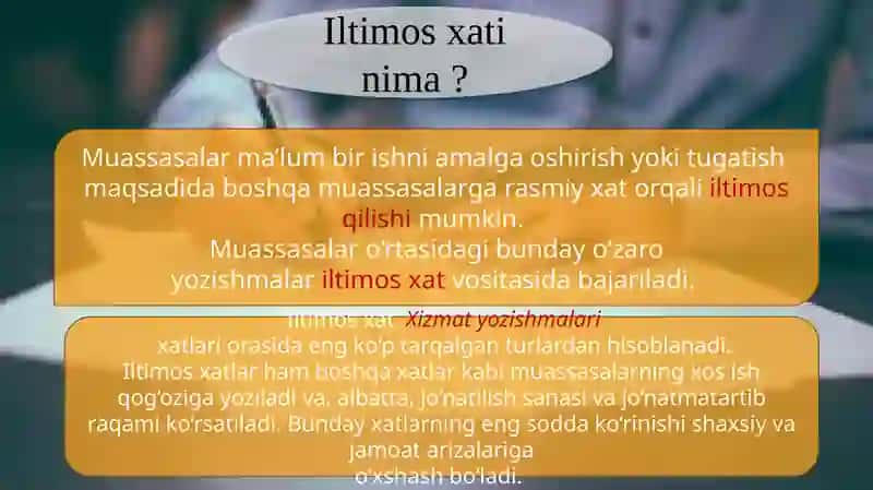Iltimos xati haqidagi ajoyib prezentatsiya 3