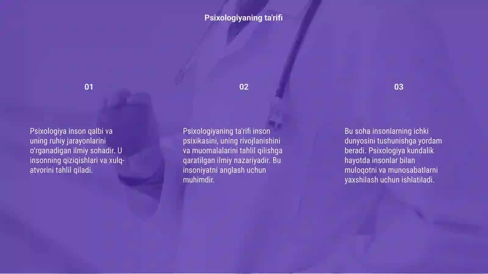 PSIXOLOGIYANING PREDMETI 3