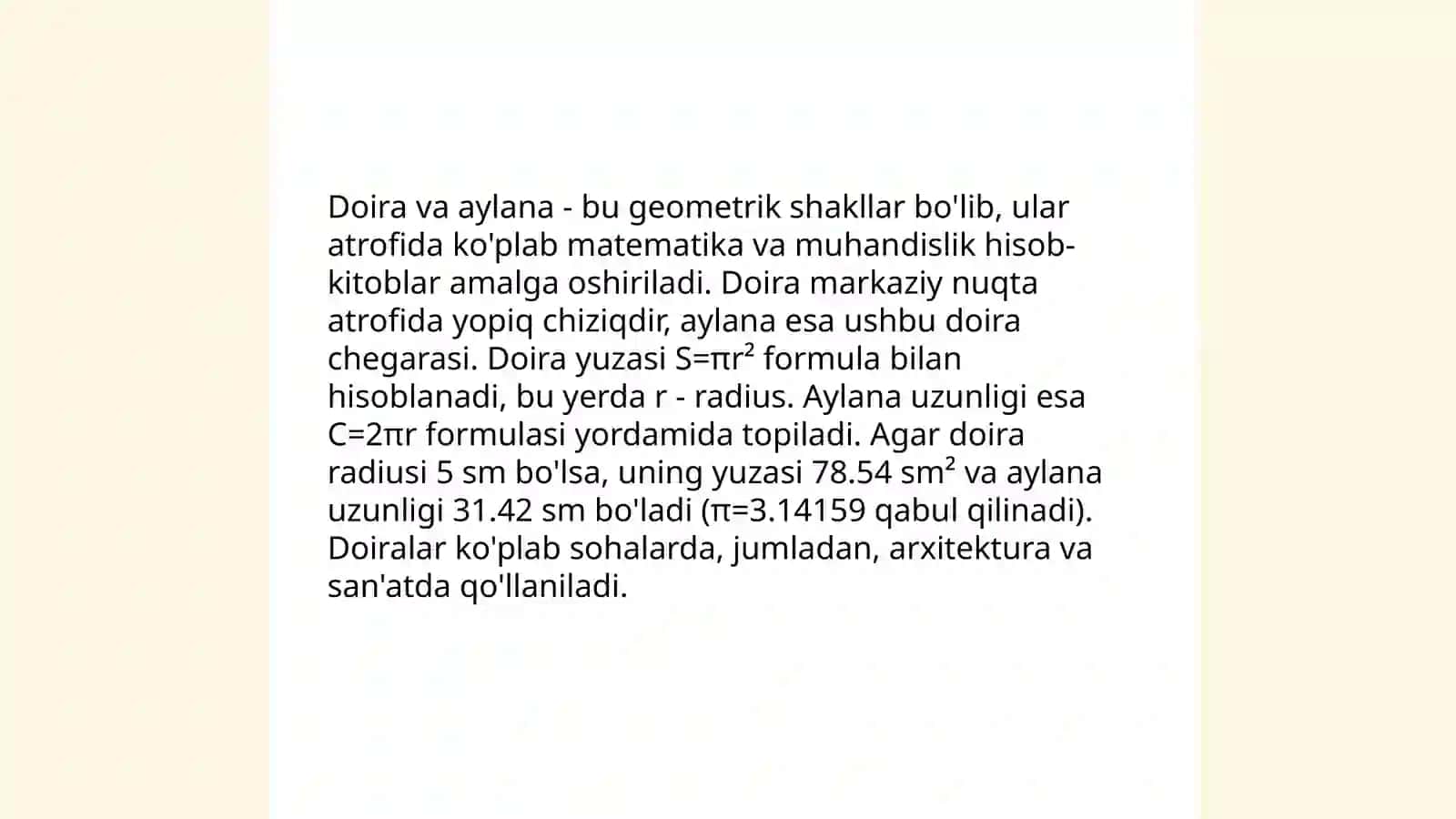 Geometrik figuralarni farqlash va nomini aytishga oʻrgatish. Koʻrgazmali qurol yasash 3