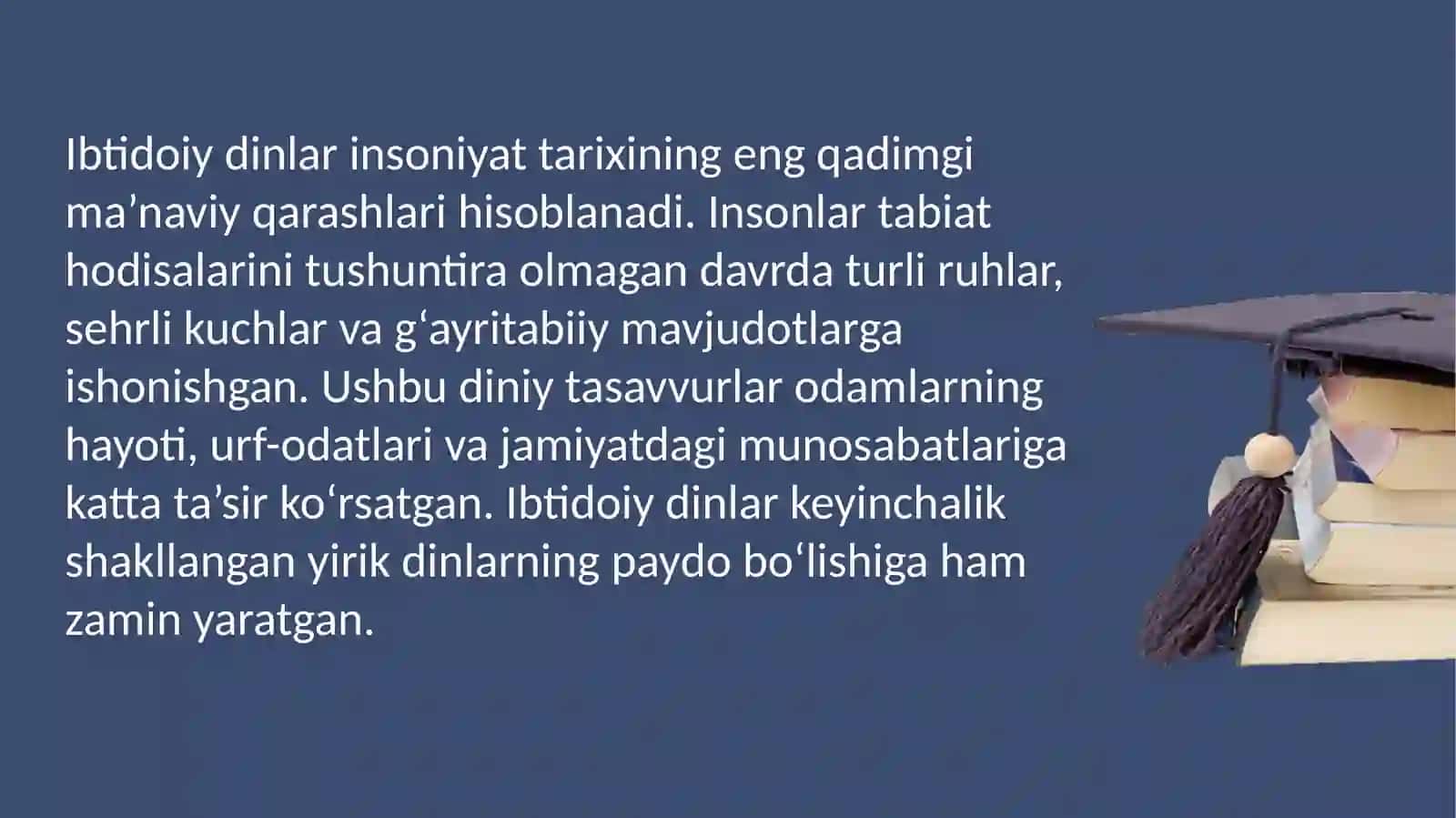 Ibtidoiy dinlar (Totemizm, Fetishizm, Animizm, Shomonizm, MagiyaIbtidoiy mifologiya) 3
