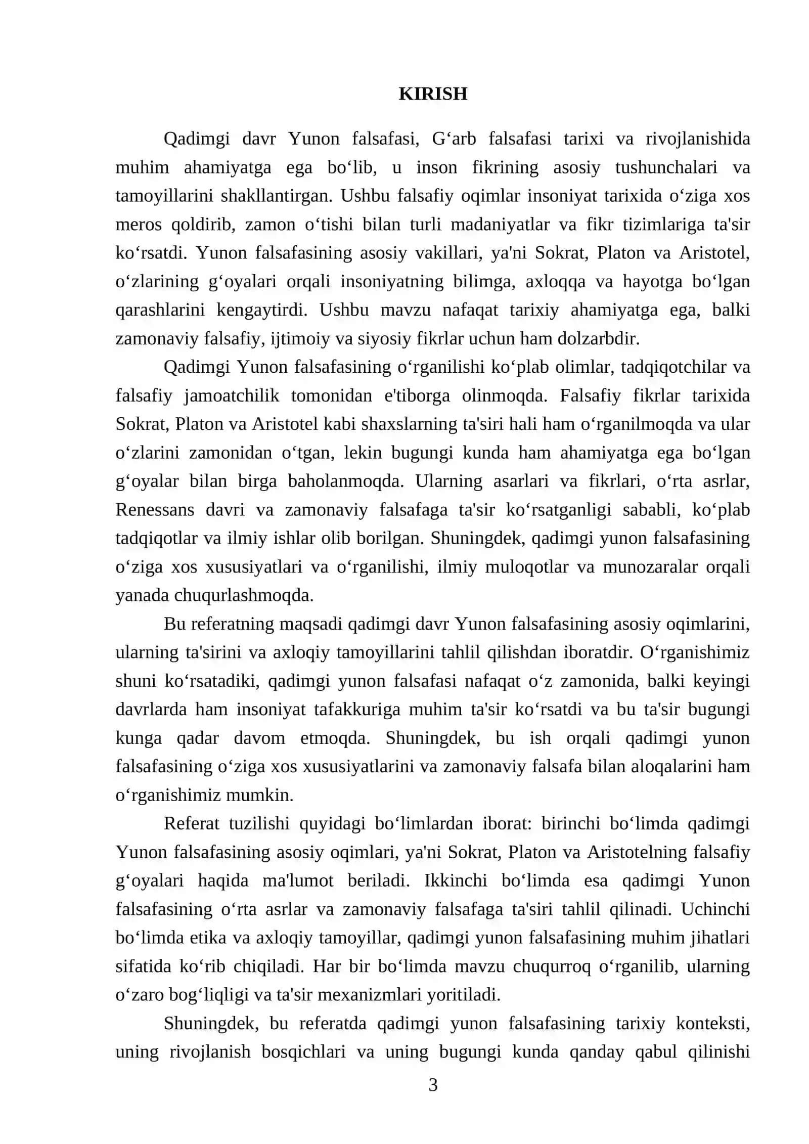 Qadimgi davr Yunon falsafasi 3