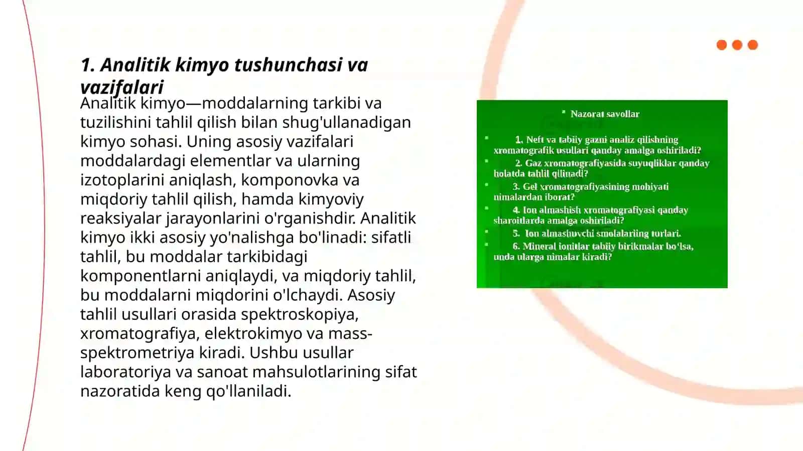 Analitik Kimyo 3
