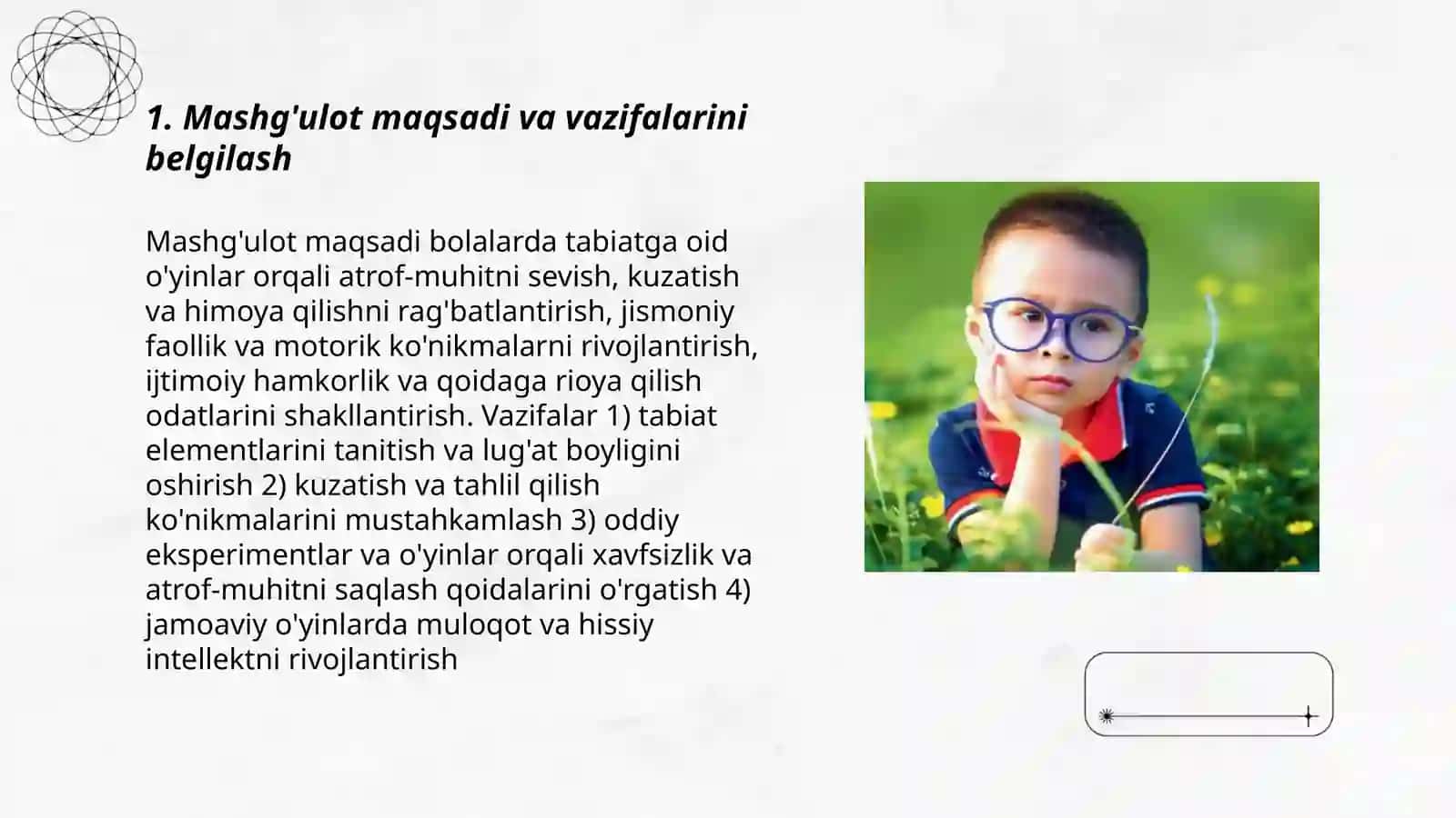 O'yinlarni Tashkil Etish Mashg'uloti 3