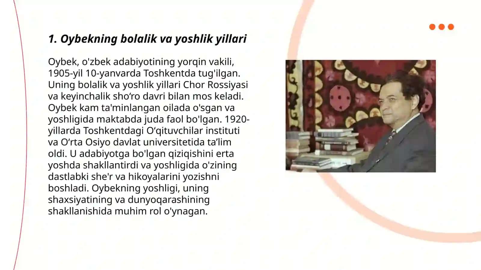Oybek hayoti va ijodi 3