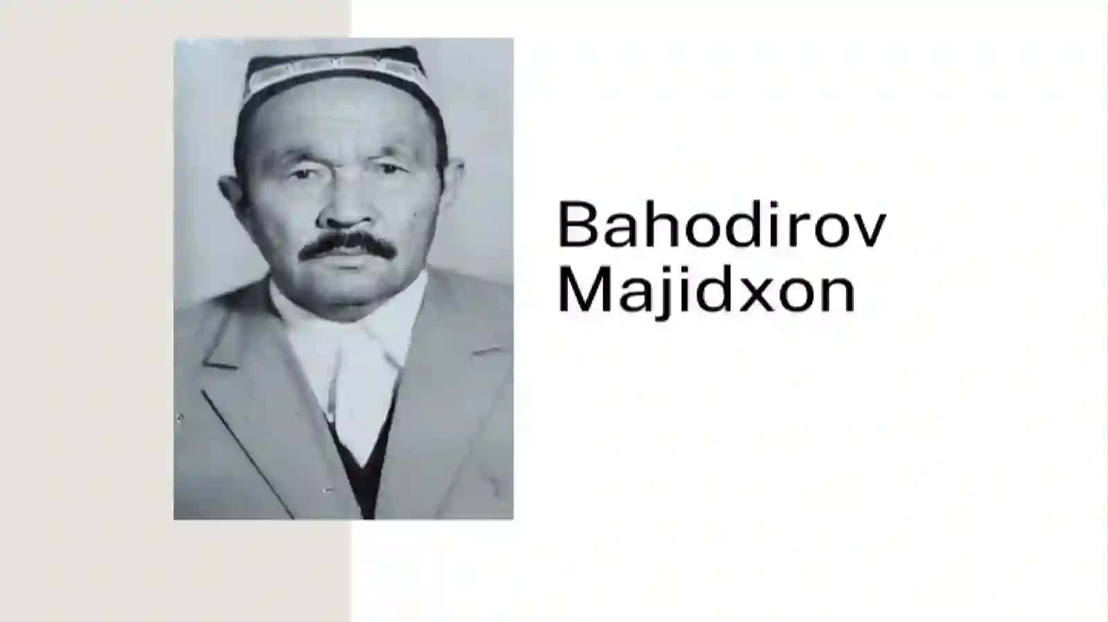 BAHODIROV MAJIDXONNING TUPROQLAR GEOGRAFIYASIGA QO’SHGAN HISSASI 3