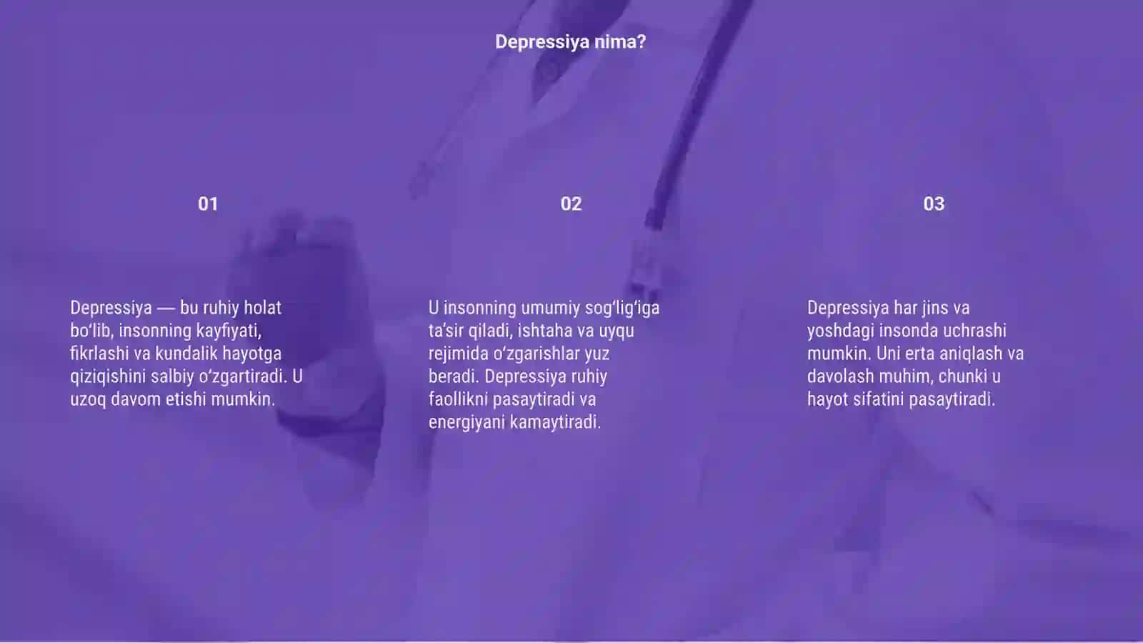 Depressiya haqida tushuncha 3