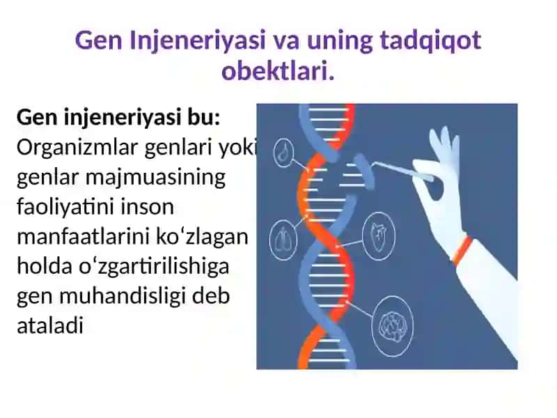Geninjenerligining rivojlanishi 3