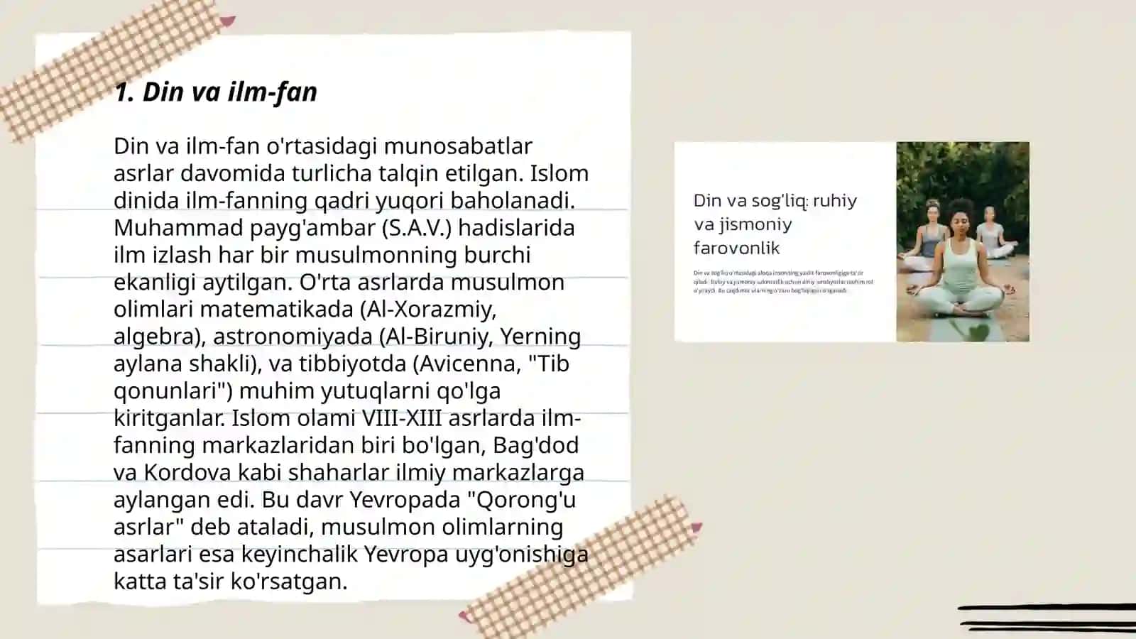 Din va ilm-fan 3