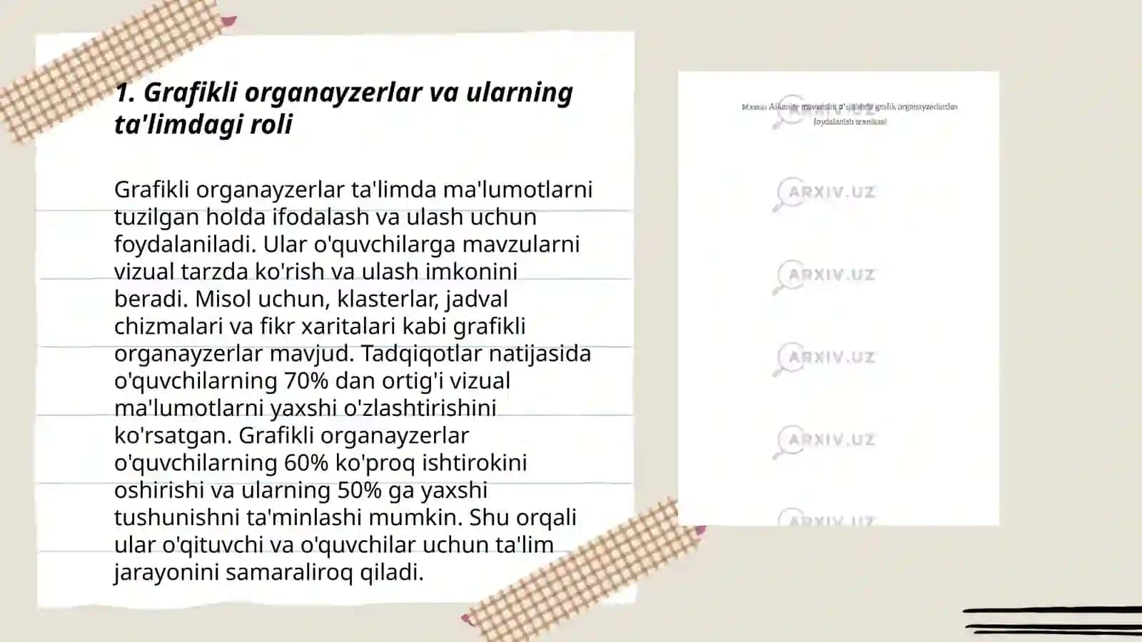 Grafikli organayzerlar va ularning ta'limdagi roli 3