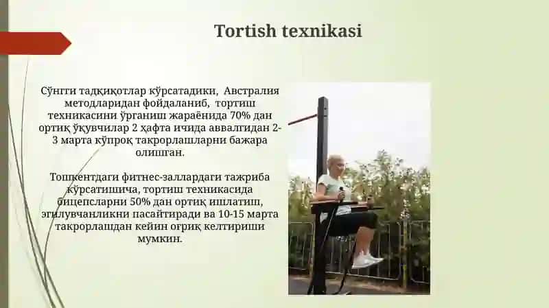 Tortish texnikasi 3