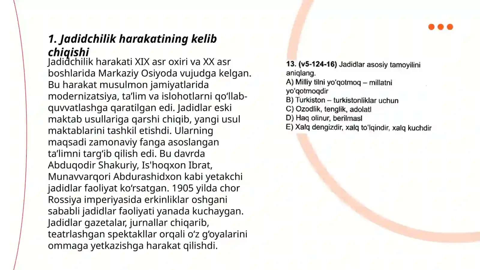 Jadidlar harakati va madaniy meros 3