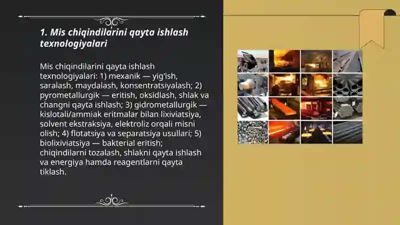 Mis chiqindilarini qayta ishlash texnologiyalari 3