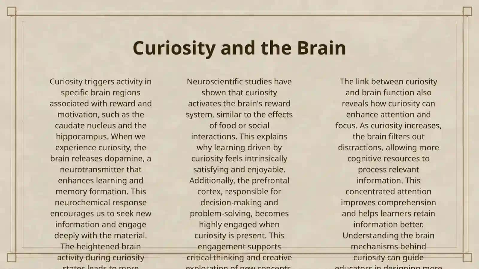 THE POWER OF CURIOSITY IN LEARNING 3