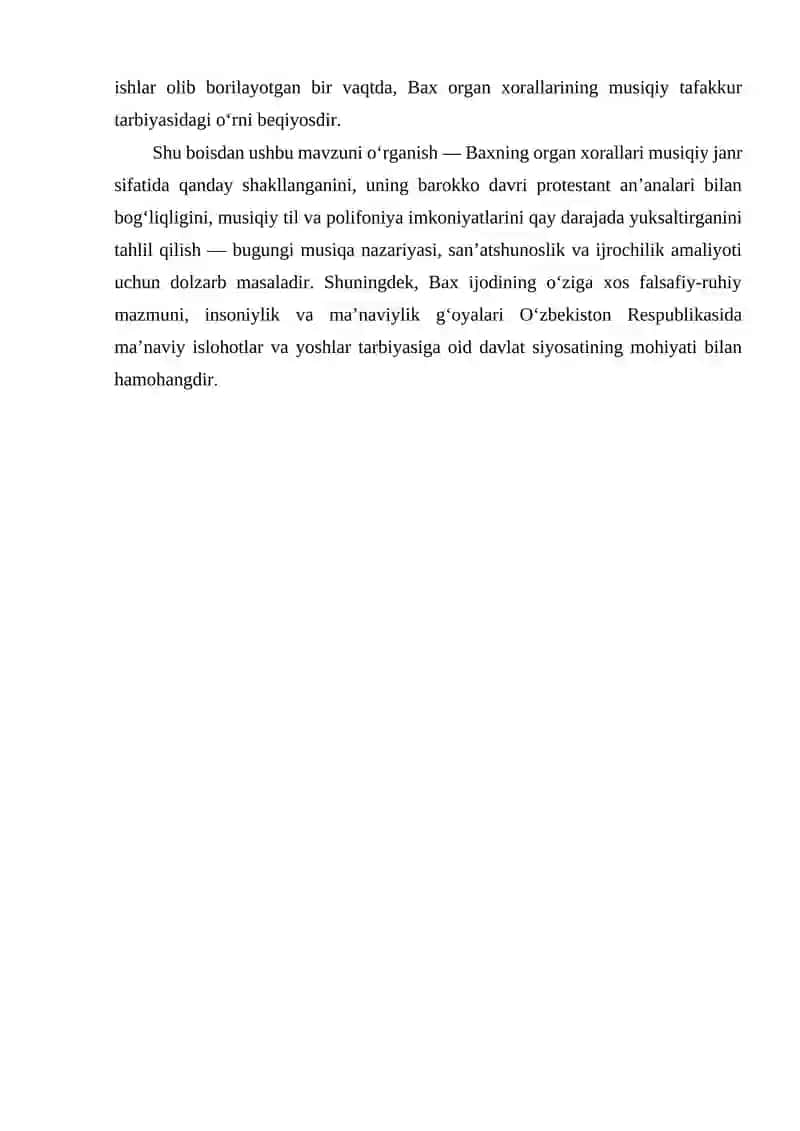 I.S.Baxning organ xorallari 3