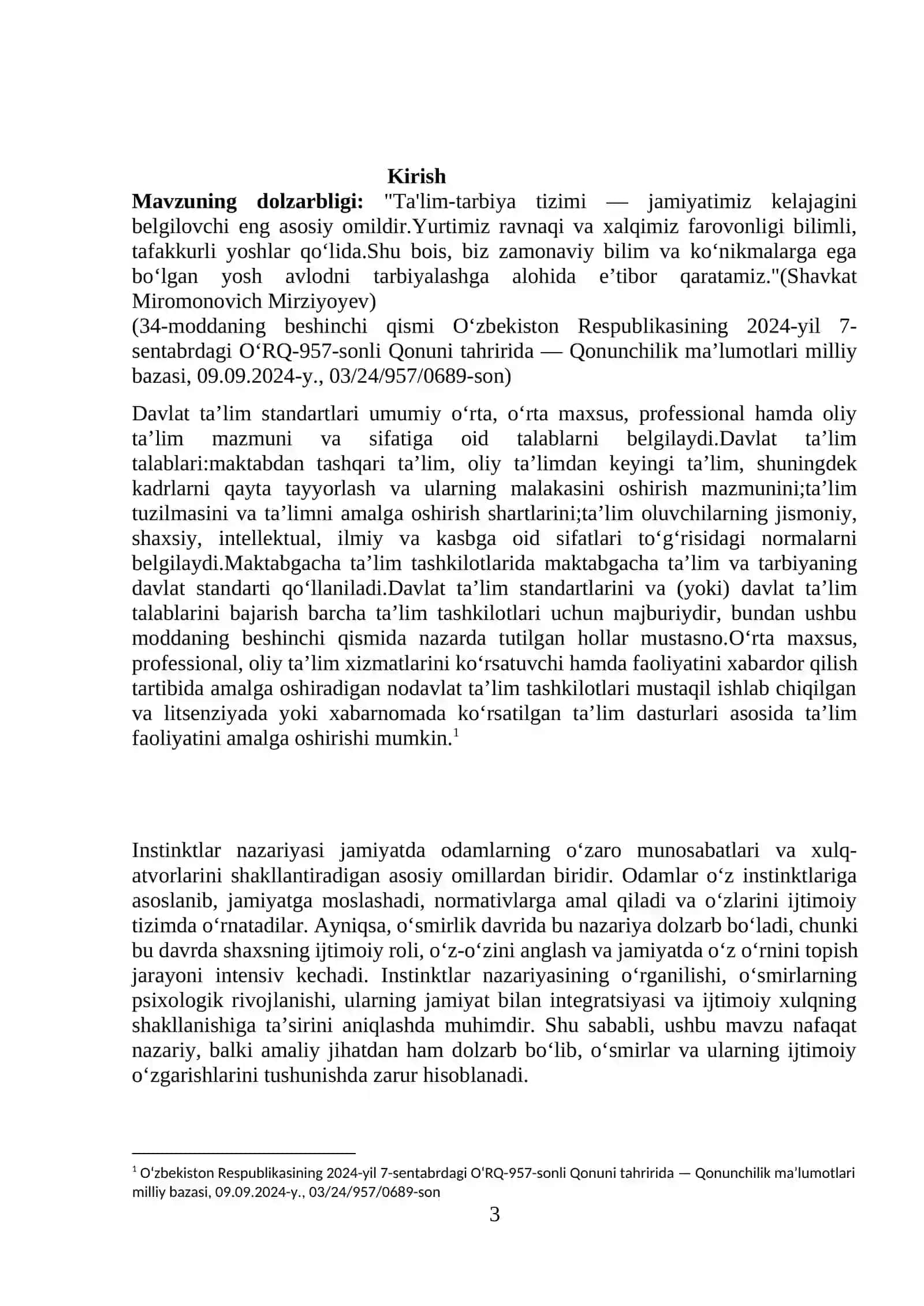 Ijtimoiy xulqining instinktlar nazriyasi 3